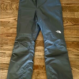 The North Face Girls Ski / Snowboard Gray Pants (M)